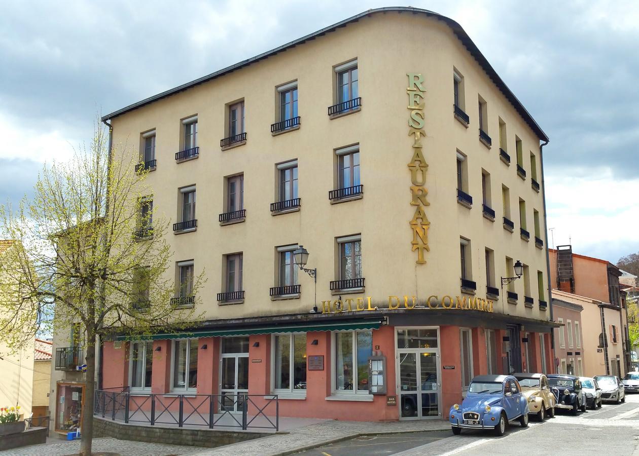 Logis Hotel Du Commerce Volvic Exteriör bild